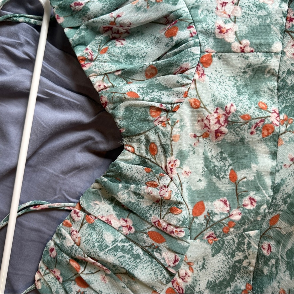 Hello Molly Sunrise Strolls Midi Dress Mint - Picture 6 of 11